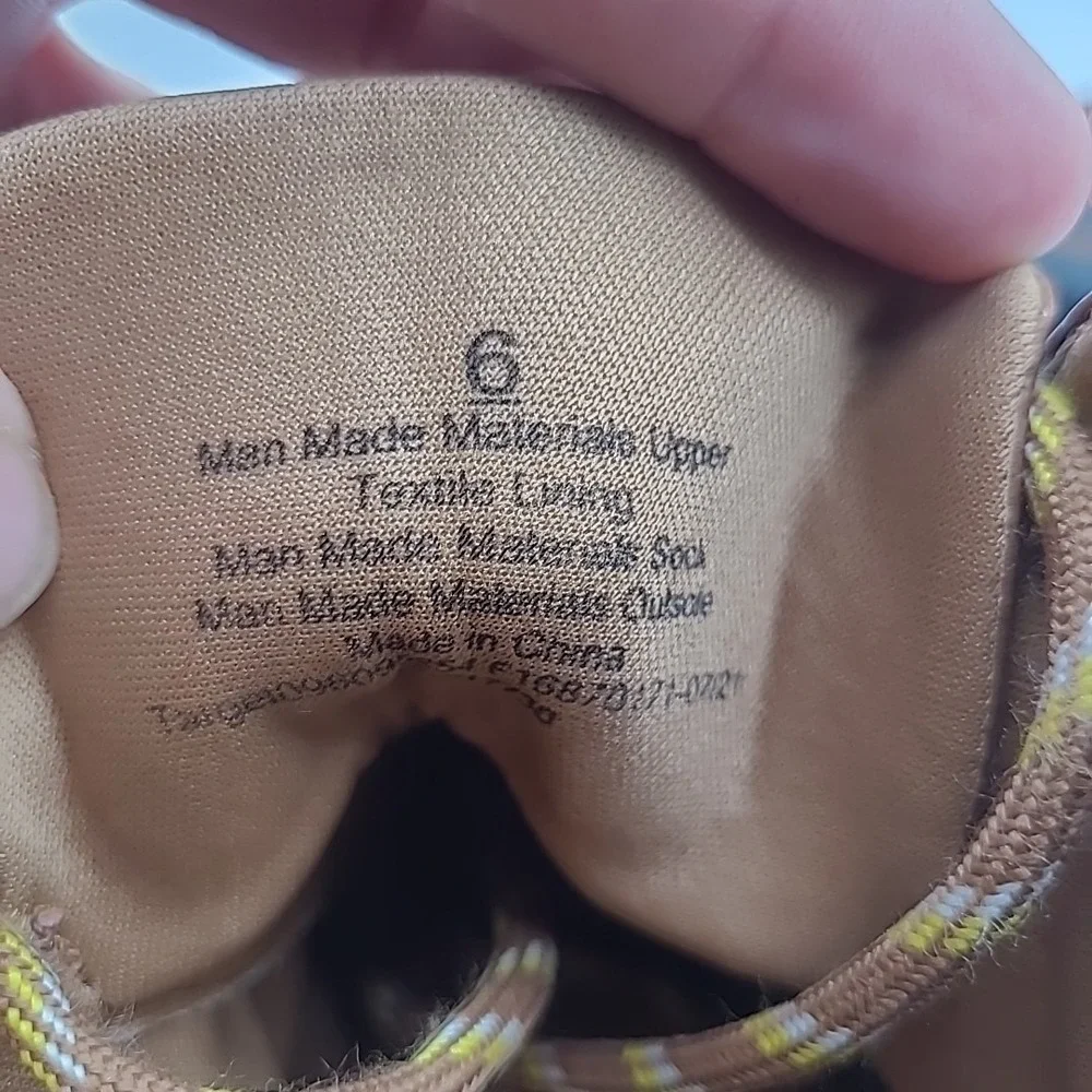 Universal Thread Womens Kira Hiking Boots Cognac‎ Ankle Memory Foam Sz 6 Shoes